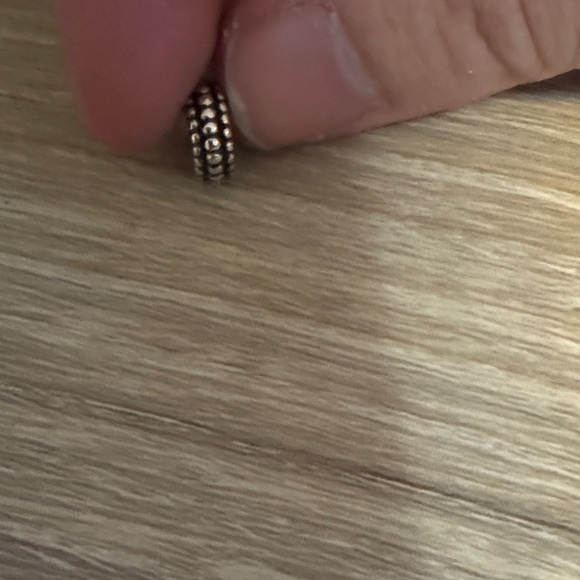 Silver Beaded charm - Picture 1 of 2